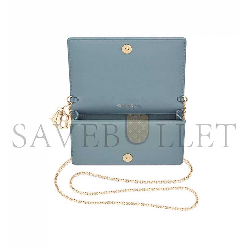 D*or lady D*or pouch with chain s0204onmj_m81b (22*13*5cm)